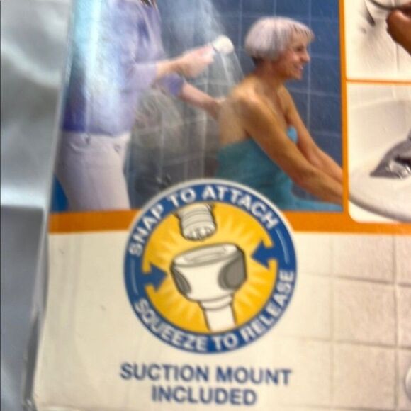 Assisted Bather with Silver and White Design - Picture 2 of 7